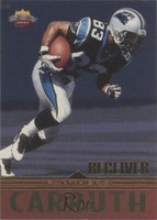 1997 Score Board Playbook Rae Carruth #61