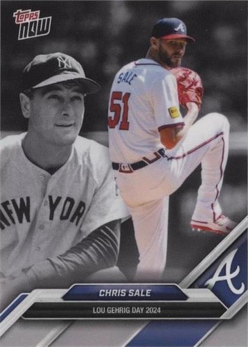 2024 Topps Now Lou Gehrig Day - Chris Sale #LGD-16