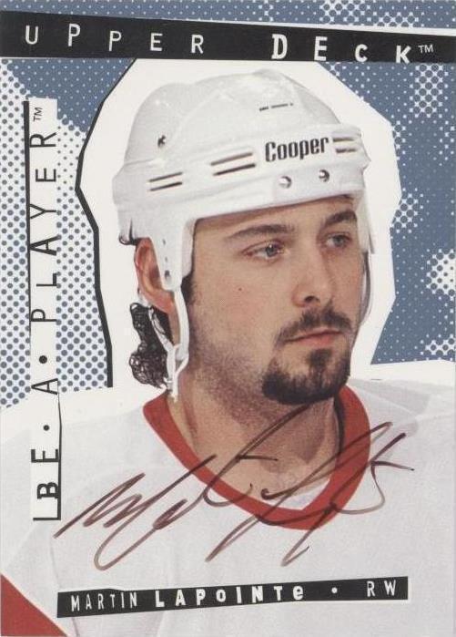 1994-95 Upper Deck Be a Player - Martin Lapointe #133