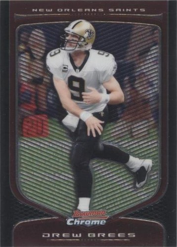 2009 Bowman Chrome Drew Brees #1