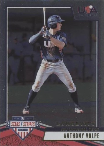 2019 Panini USA Baseball Stars & Stripes Longevity - Anthony Volpe #47
