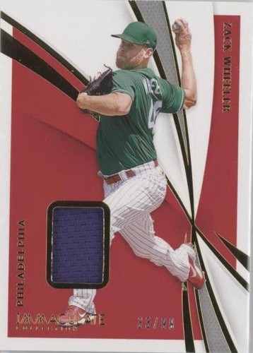 2021 Panini Immaculate Collection - Zack Wheeler #77