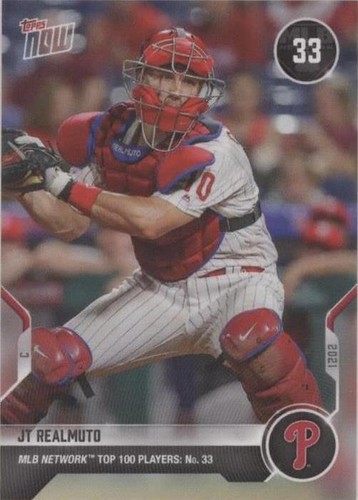2021 Topps Now MLB Network Top 100 Players - J.T. Realmuto #T-33