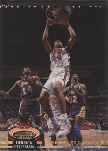 1992-93 Topps Stadium Club - Derrick Coleman #193