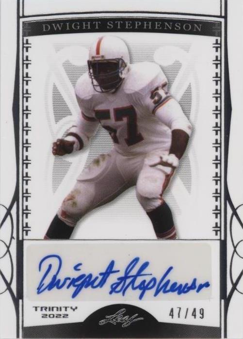 2022 Leaf Trinity Dwight Stephenson #BA-DS1