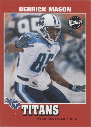 2001 Upper Deck Vintage Derrick Mason #172