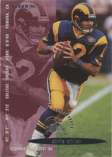 1995 Fleer Chris Miller #209