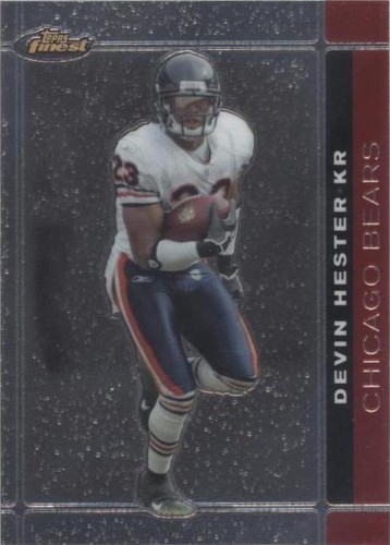 2007 Topps Finest Devin Hester #80