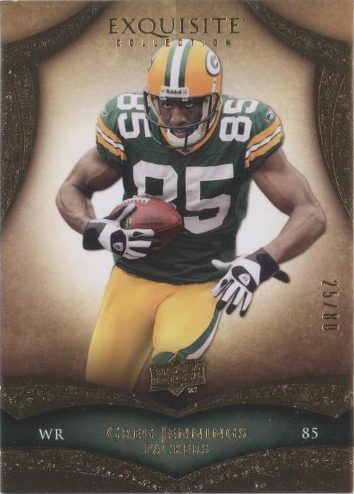 2009 Upper Deck Exquisite Collection Greg Jennings #48