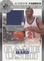 2003-04 SP Game Used - Charlie Ward #WA-J