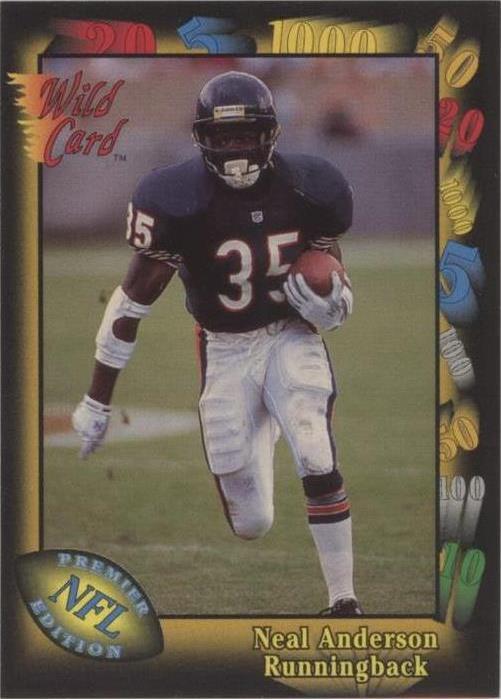 1991 Wild Card Neal Anderson #67