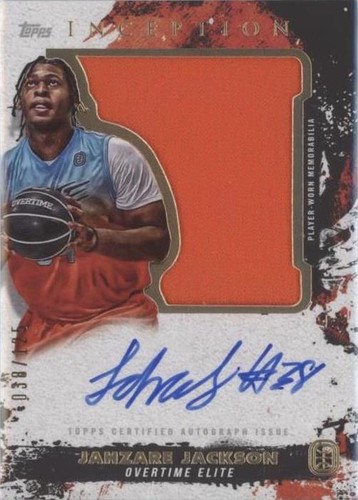 2021-22 Topps Inception OTE Overtime Elite - Jahzare Jackson #IAJPC-JJ