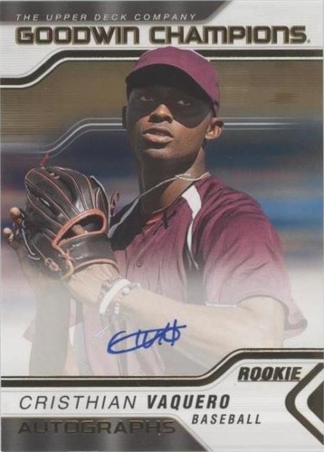 2023 Upper Deck Goodwin Champions - Cristhian Vaquero #A-CV