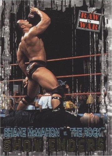2001 Fleer WWF Raw is War - Shane McMahon The Rock #96