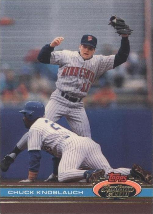 Topps Stadium Club 1991 - Chuck Knoblauch #548