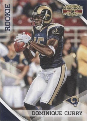 2010 Panini Gridiron Gear Dominique Curry #183