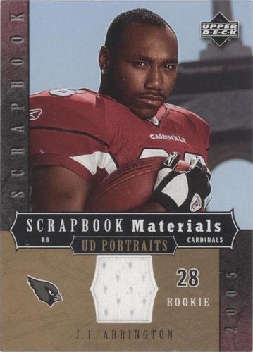 2005 Upper Deck Portraits J.J. Arrington #SB-JA