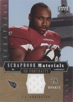 2005 Upper Deck Portraits J.J. Arrington #SB-JA