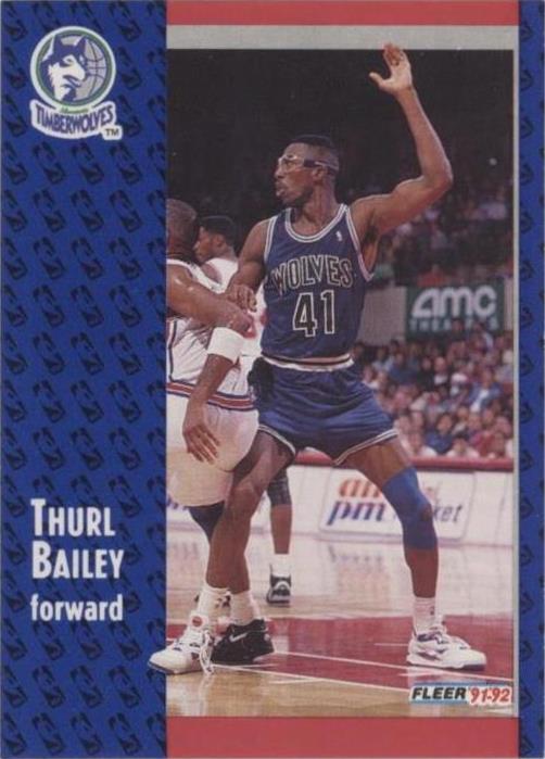 1991-92 Fleer - Thurl Bailey #316