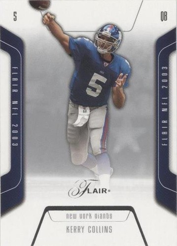 2003 Flair Kerry Collins #77