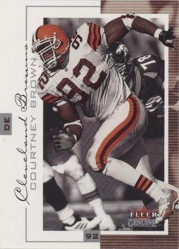 2001 Fleer Genuine Courtney Brown #52