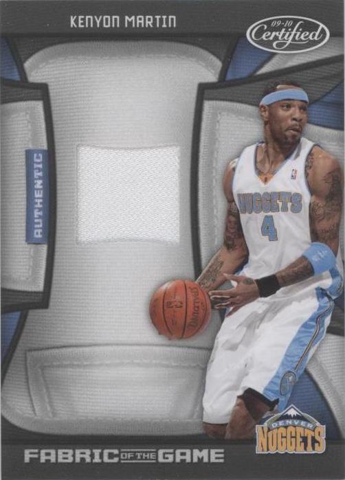 2009-10 帕尼尼认证 - Kenyon Martin #FOG-KM