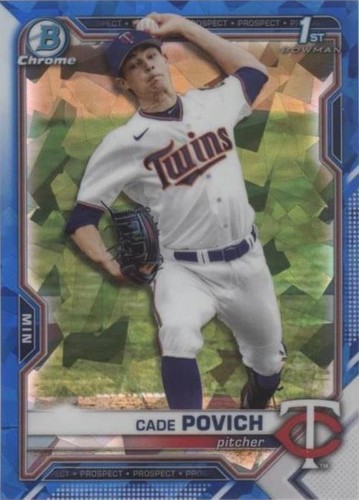 2021 Bowman Chrome Draft Sapphire Edition - Cade Povich #BDC-104