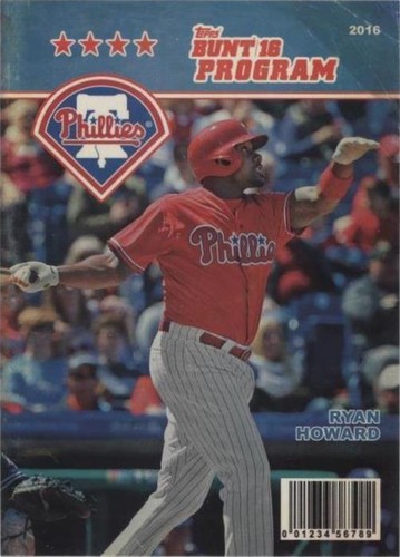 2016 Topps Bunt - Ryan Howard #P-21