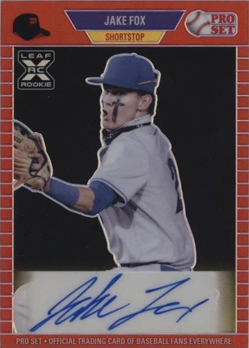 2021 Leaf Pro Set Metal - Jake Fox #PA-JF1