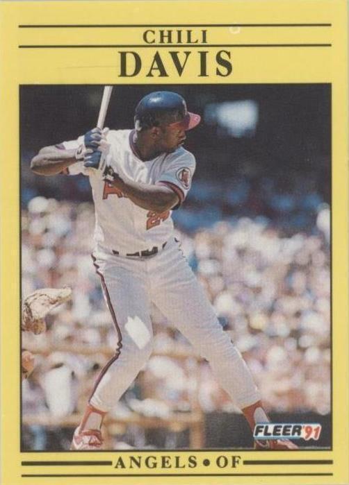 1991 Fleer - Chili Davis #309