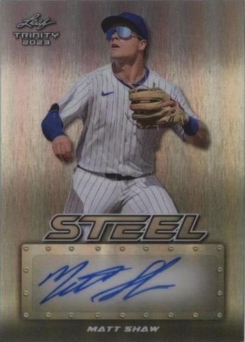 2023 Leaf Trinity - Matt Shaw #S-MS1