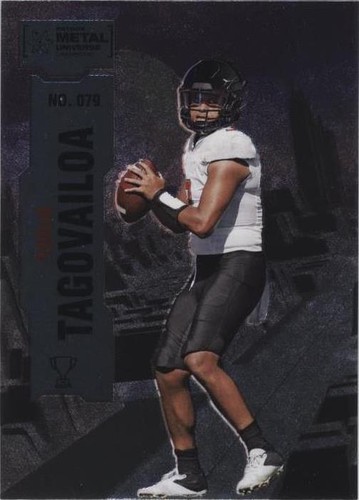 2022 Skybox Metal Universe Champions Taulia Tagovailoa #079