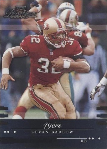 2002 Playoff Prestige Kevan Barlow #123