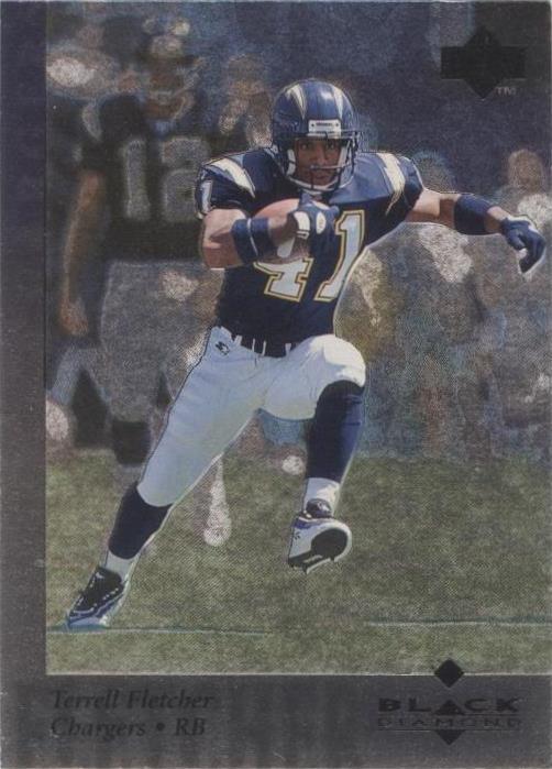 1997 Upper Deck Black Diamond Terrell Fletcher #78
