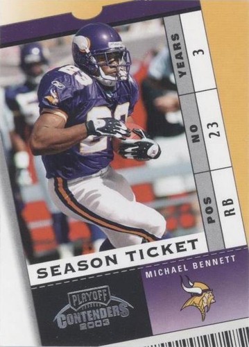 2003 Playoff Contenders Michael Bennett #64