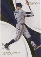 2017 Panini Immaculate Collection - Carlos Correa #60