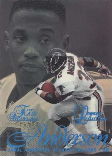 1997 Flair Showcase Jamal Anderson #69