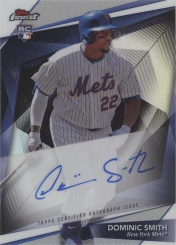 2018 Topps Finest - Dominic Smith #FFA-DS