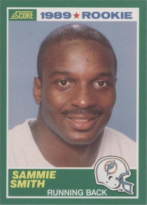 1989 Score Sammie Smith #262