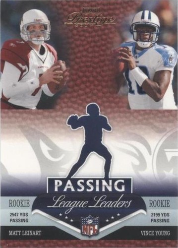 2007 Playoff Prestige Matt Leinart Vince Young #LL-16
