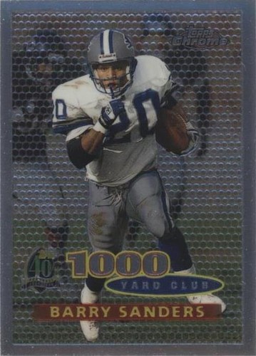1996 Topps Chrome Barry Sanders #51