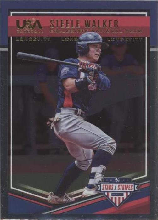 2018 Panini USA Baseball Stars & Stripes Longevity - Steele Walker #22