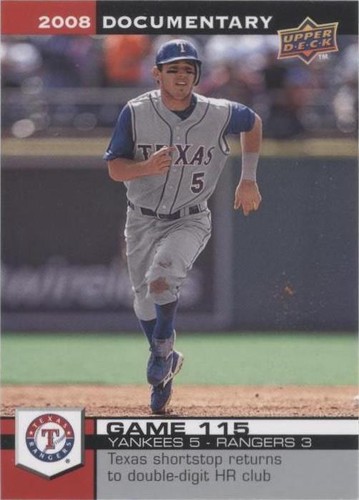 2008 Upper Deck Documentary - Ian Kinsler #3444