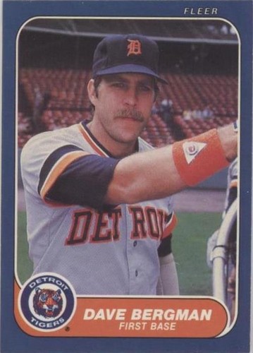 1986 Fleer - Dave Bergman #222