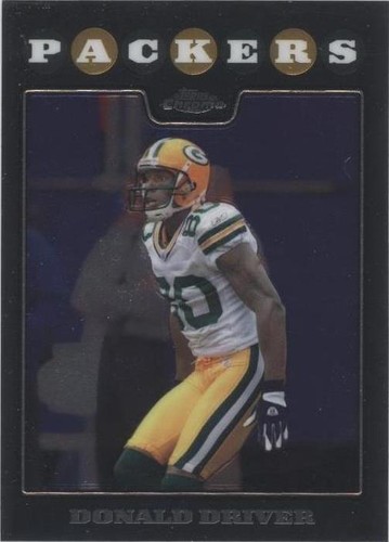 2008 Topps Chrome Donald Driver #TC80