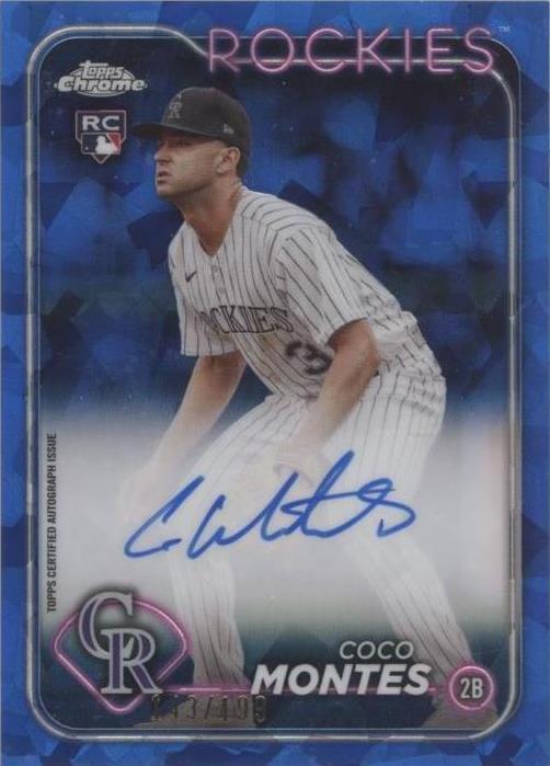 2024 Topps Chrome Sapphire Edition - Coco Montes #CSA-CM