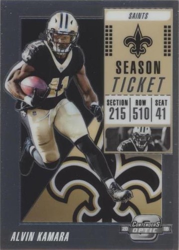 2018 Panini Contenders Optic Alvin Kamara #33