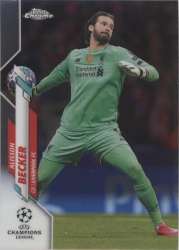2019-20 Topps Chrome UCL Alisson Becker #14