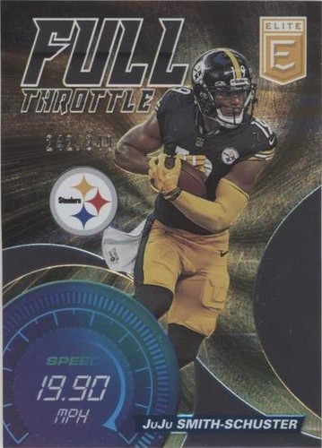 2021 Panini Donruss Elite JuJu Smith-Schuster #FT15