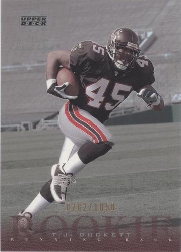 2002 Upper Deck Sweet Spot T.J. Duckett #107